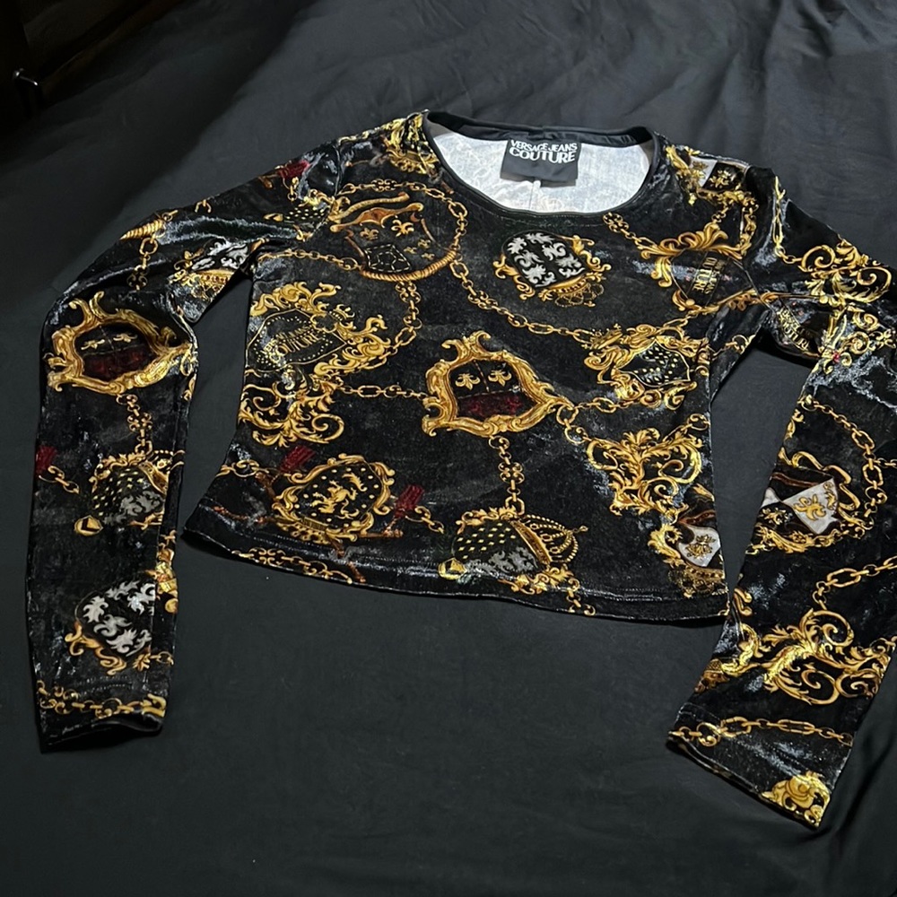 Versace Jeans Couture printed shirt size 6